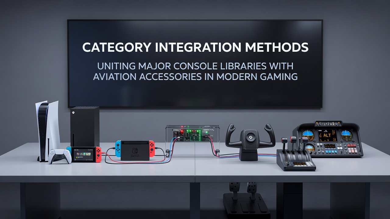 Detailed view of backend category systems linking console games and aviation accessories