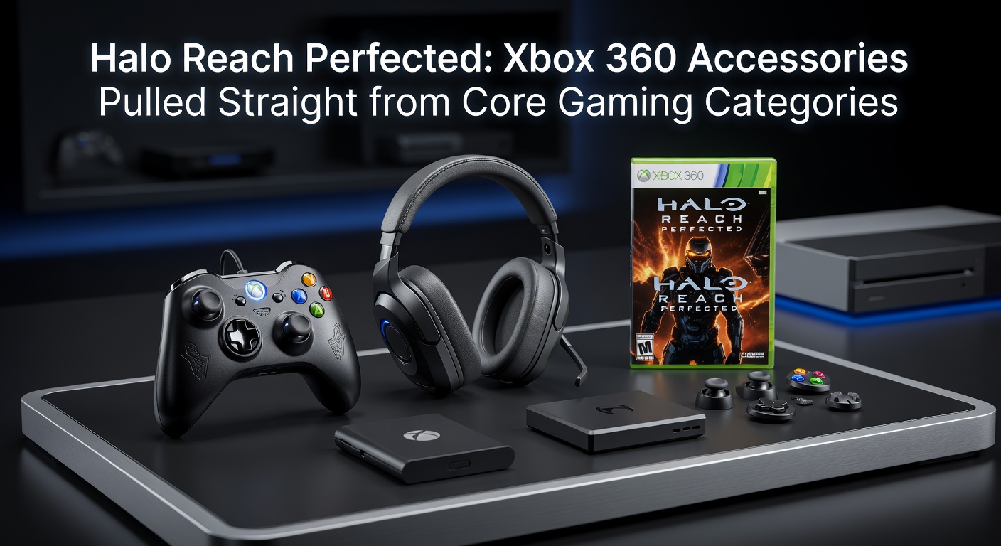 Close-up of Xbox 360 wireless headset in action during Halo Reach multiplayer, showing chat functionality and surround sound immersion